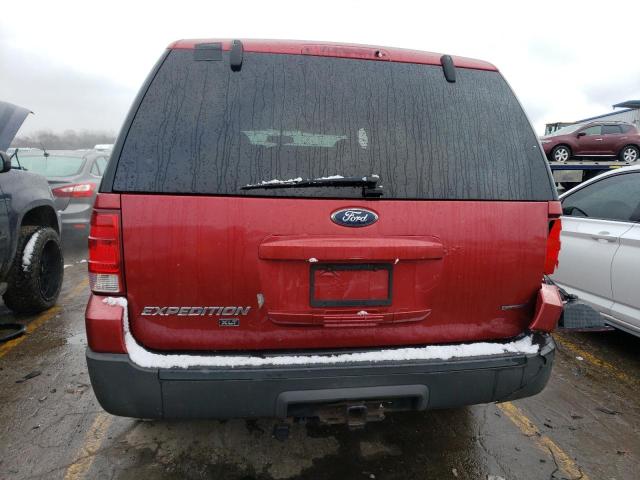 1FMPU16L04LB72328 - 2004 FORD EXPEDITION XLT RED photo 6