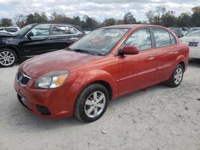 KNADH4A31B6936412 - 2011 KIA RIO BASE ORANGE photo 1