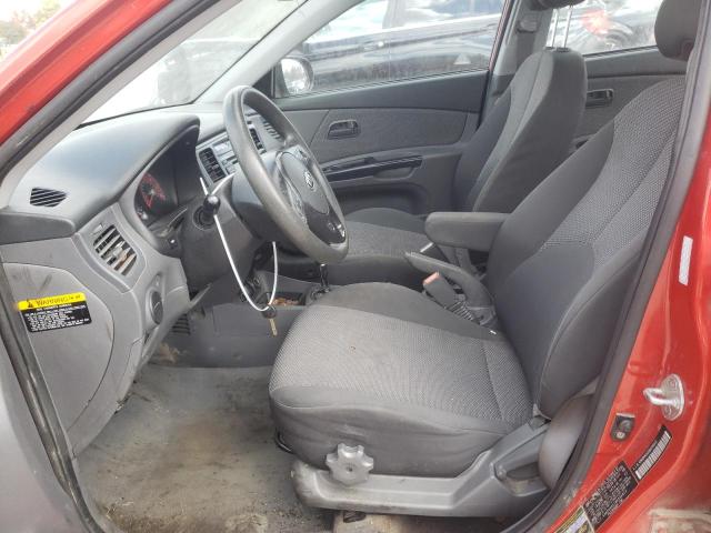 KNADH4A31B6936412 - 2011 KIA RIO BASE ORANGE photo 7