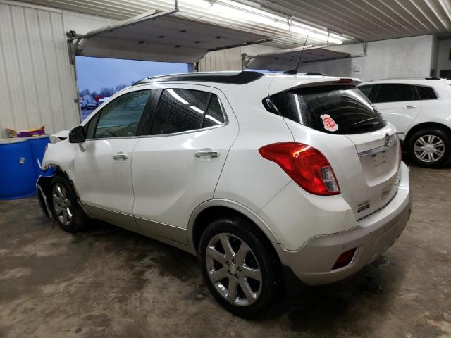 KL4CJHSB0DB162979 - 2013 BUICK ENCORE PREMIUM WHITE photo 2