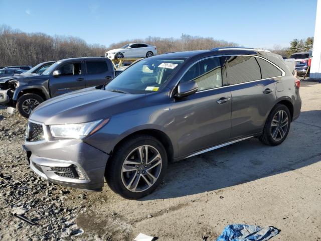 5FRYD7H72HB001065 - 2017 ACURA MDX SPORT HYBRID ADVANCE GRAY photo 1