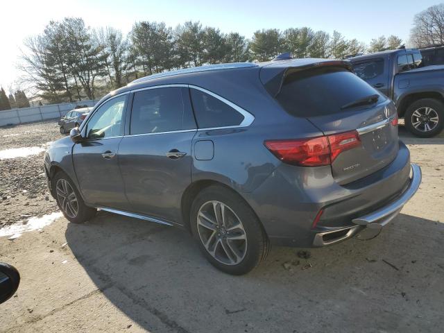 5FRYD7H72HB001065 - 2017 ACURA MDX SPORT HYBRID ADVANCE GRAY photo 2