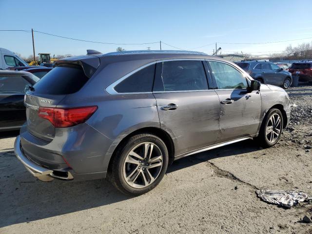 5FRYD7H72HB001065 - 2017 ACURA MDX SPORT HYBRID ADVANCE GRAY photo 3