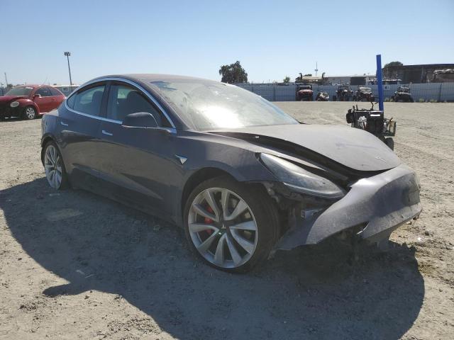 5YJ3E1EB8KF231215 - 2019 TESLA MODEL 3 GRAY photo 4