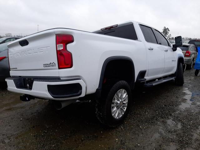 1GC4YREY0MF254842 - 2021 CHEVROLET SILVERADO K2500 HIGH COUNTRY WHITE photo 3