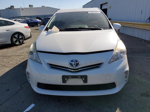 JTDZN3EU8C3022692 - 2012 TOYOTA PRIUS V WHITE photo 5