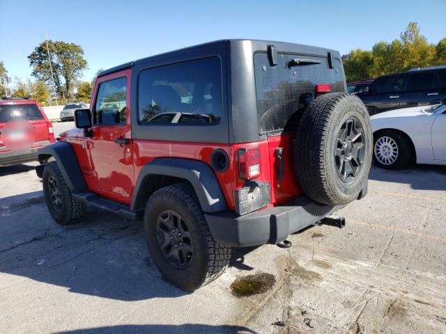 1C4AJWAG9EL148167 - 2014 JEEP WRANGLER SPORT RED photo 2