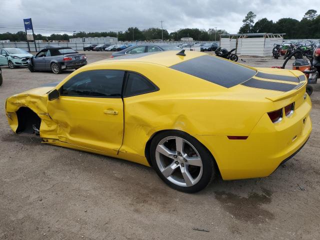 2G1FC1EV7A9195333 - 2010 CHEVROLET CAMARO LT YELLOW photo 2