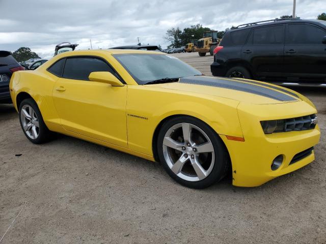 2G1FC1EV7A9195333 - 2010 CHEVROLET CAMARO LT YELLOW photo 4