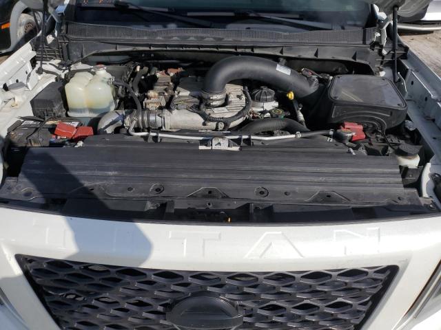 1N6BA1F42KN520693 - 2019 NISSAN TITAN XD SL WHITE photo 11