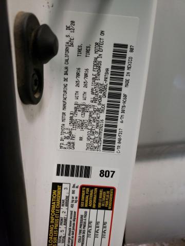 3TMCZ5AN7MM392116 - 2021 TOYOTA TACOMA DOUBLE CAB 白色 照片 12