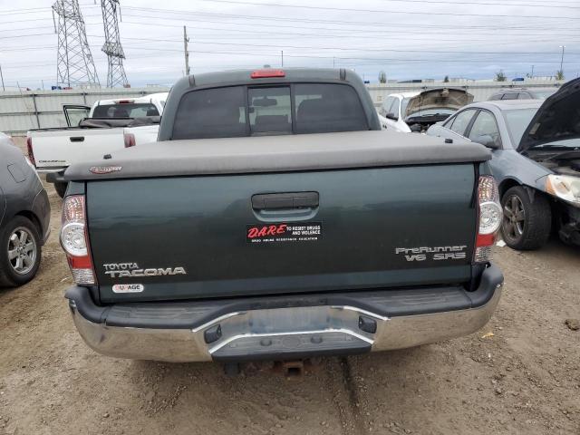 5TEJU4GN5AZ712815 - 2010 TOYOTA TACOMA DOUBLE CAB PRERUNNER GREEN photo 6