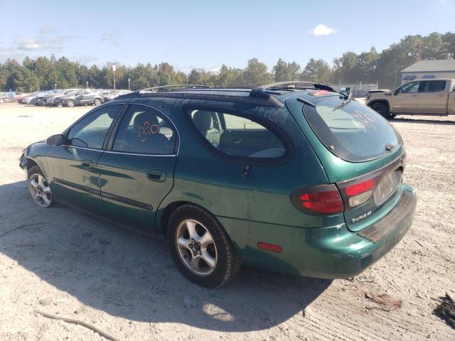 1FAFP58U2YA111302 - 2000 FORD TAURUS SE GREEN photo 2