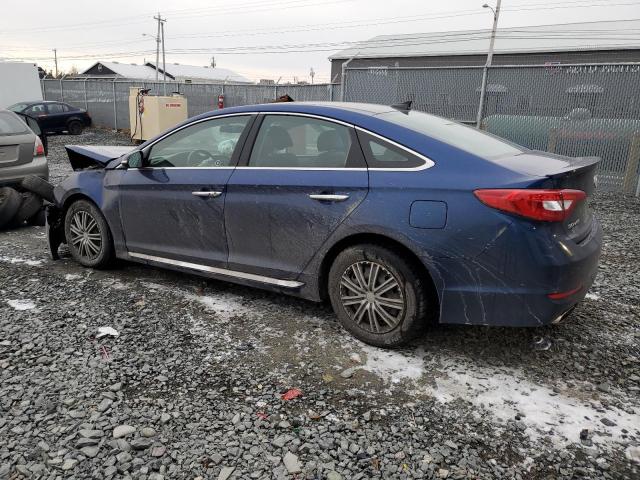 5NPE34AF3HH562349 - 2017 HYUNDAI SONATA SPORT BLUE photo 2