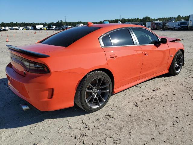 2C3CDXGJXNH220889 - 2022 DODGE CHARGER SCAT PACK ORANGE photo 3