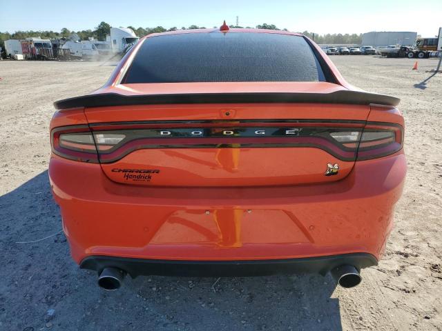 2C3CDXGJXNH220889 - 2022 DODGE CHARGER SCAT PACK ORANGE photo 6