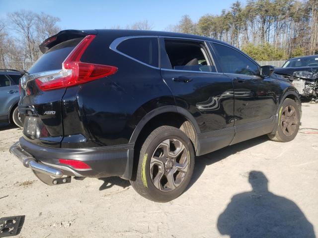 5J6RW2H58KL009414 - 2019 HONDA CR-V EX BLACK photo 3