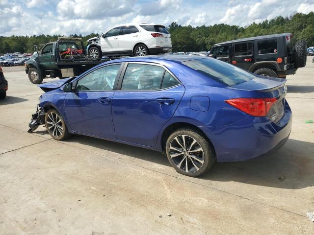 2T1BURHE5HC829424 - 2017 TOYOTA COROLLA L BLUE photo 2