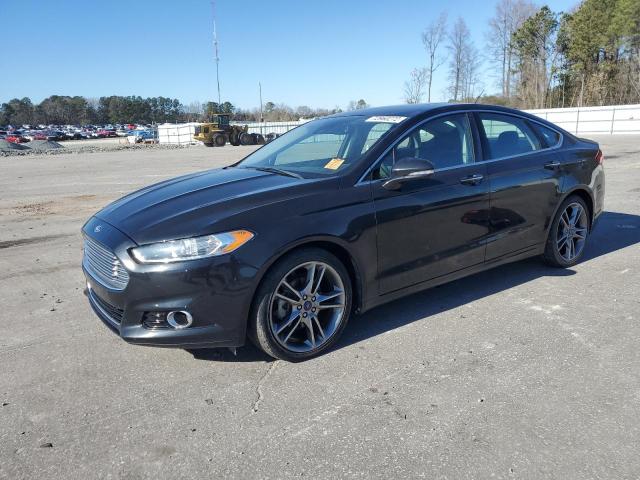 3FA6P0K99ER363380 - 2014 FORD FUSION TITANIUM BLACK photo 1