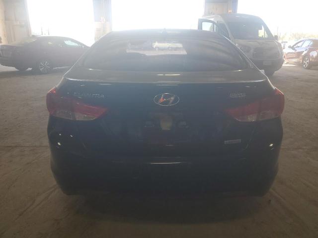 KMHDH4AE0CU465964 - 2012 HYUNDAI ELANTRA GLS BLACK photo 6