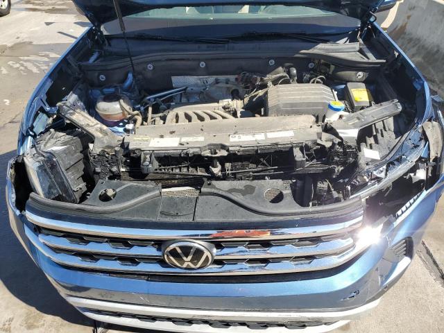 1V2BR2CA1MC500654 - 2021 VOLKSWAGEN ATLAS SEL BLUE photo 12