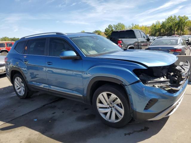 1V2BR2CA1MC500654 - 2021 VOLKSWAGEN ATLAS SEL BLUE photo 4