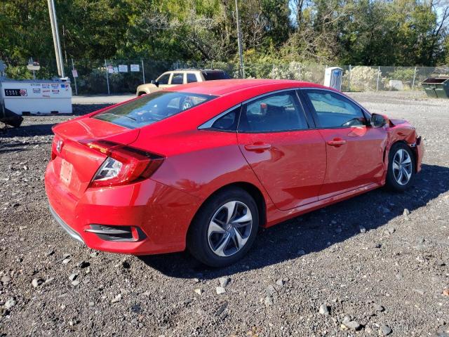 2HGFC2F68LH563503 - 2020 HONDA CIVIC LX RED photo 3