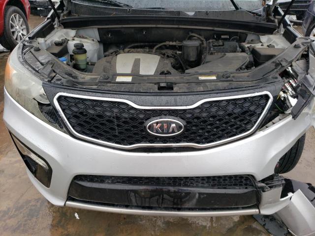 5XYKW4A23CG260275 - 2012 KIA SORENTO SX SILVER photo 11