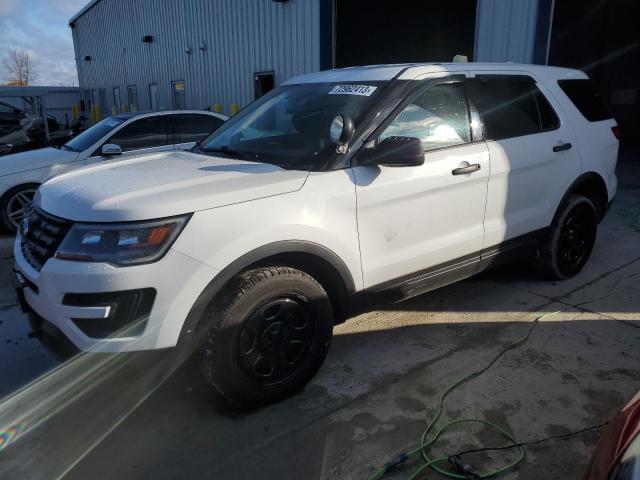 1FM5K8AR5HGC86082 - 2017 FORD EXPLORER POLICE INTERCEPTOR WHITE photo 1