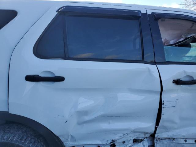 1FM5K8AR5HGC86082 - 2017 FORD EXPLORER POLICE INTERCEPTOR WHITE photo 10