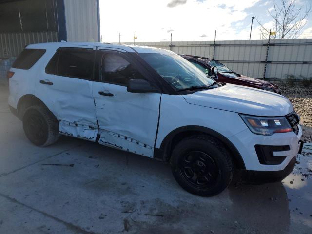 1FM5K8AR5HGC86082 - 2017 FORD EXPLORER POLICE INTERCEPTOR WHITE photo 4