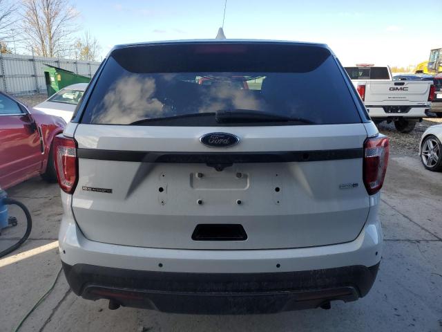 1FM5K8AR5HGC86082 - 2017 FORD EXPLORER POLICE INTERCEPTOR WHITE photo 6
