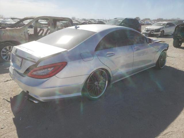 WDDLJ7EB1CA021599 - 2012 MERCEDES-BENZ CLS 63 AMG SILVER photo 3