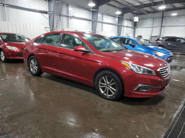 5NPE24AF4FH122124 - 2015 HYUNDAI SONATA SE RED photo 4