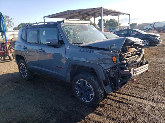 ZACCJBCTXFPB42340 - 2015 JEEP RENEGADE TRAILHAWK BLUE photo 4