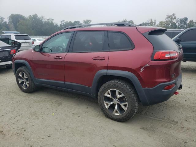1C4PJMBS1HW504633 - 2017 JEEP CHEROKEE TRAILHAWK ბურგუნდია ფოტო 2