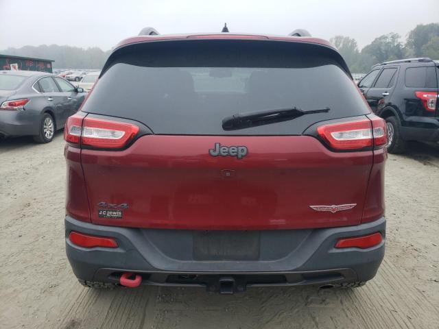 1C4PJMBS1HW504633 - 2017 JEEP CHEROKEE TRAILHAWK ბურგუნდია ფოტო 6