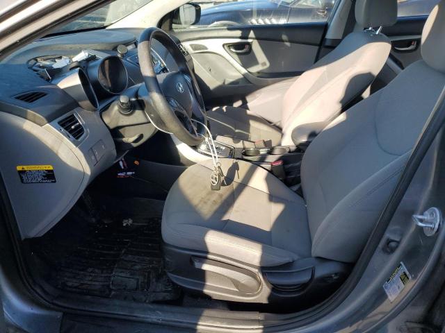 5NPDH4AEXDH454051 - 2013 HYUNDAI ELANTRA GLS SILVER photo 7