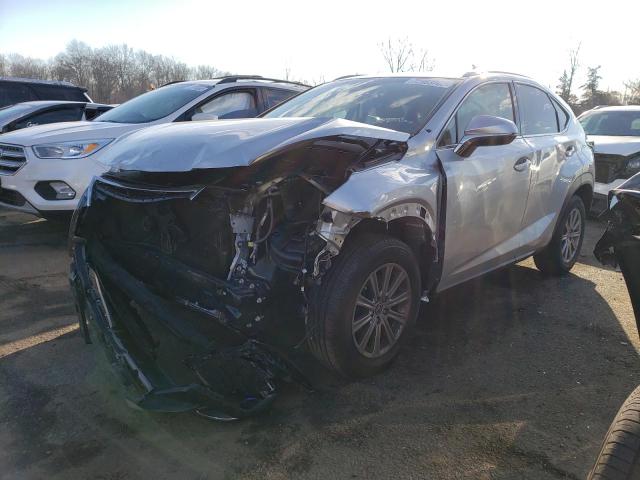 JTJBARBZ2K2187087 - 2019 LEXUS NX 300 BASE Srebrny zdjęcie 1