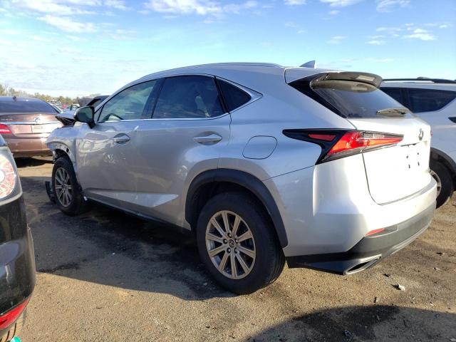 JTJBARBZ2K2187087 - 2019 LEXUS NX 300 BASE Srebrny zdjęcie 2