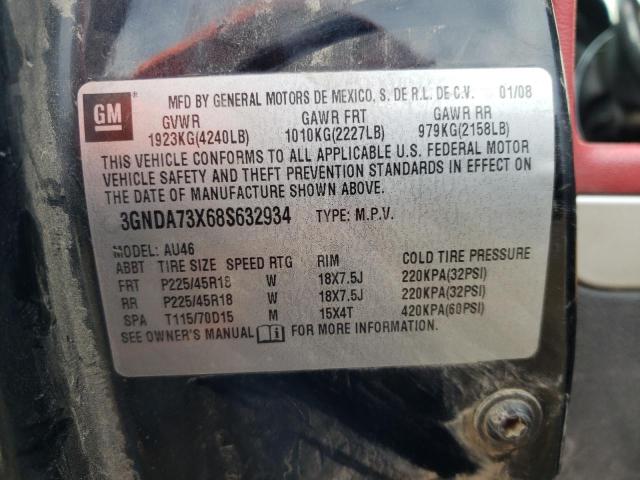 3GNDA73X68S632934 - 2008 CHEVROLET HHR SS 黑色 照片 12