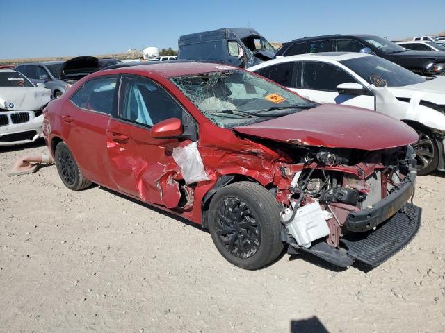 5YFBURHE1HP717879 - 2017 TOYOTA COROLLA L RED photo 4