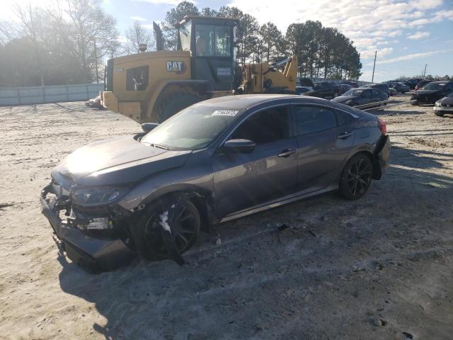 19XFC2F83KE002295 - 2019 HONDA CIVIC SPORT Grau Foto 1