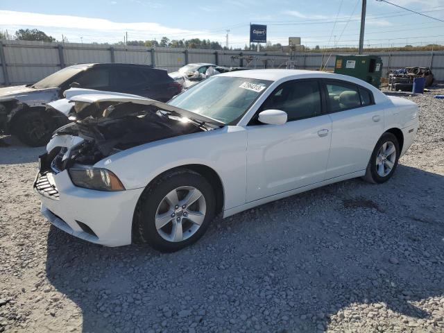 2C3CDXBG1EH109384 - 2014 DODGE CHARGER SE WHITE photo 1