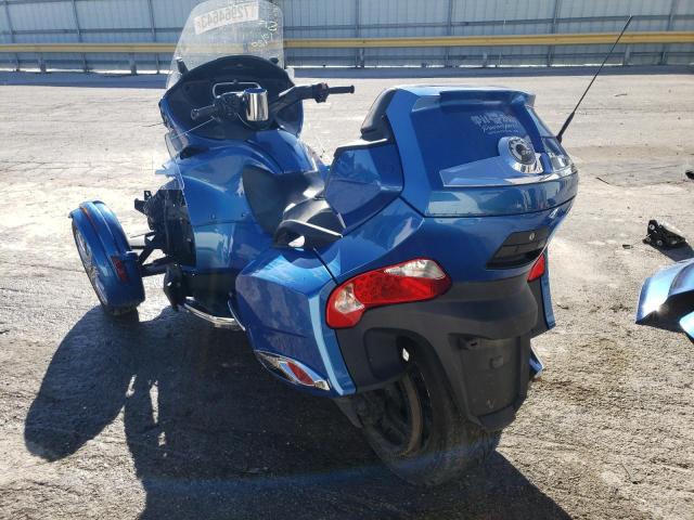 2BXNBDD21JV004656 - 2018 CAN-AM SPYDER ROA RT BLUE photo 3