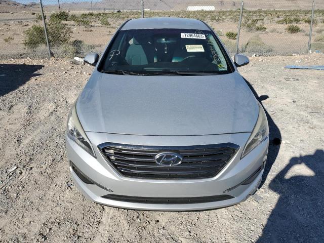 5NPE24AA3FH096829 - 2015 HYUNDAI SONATA ECO SILVER photo 5