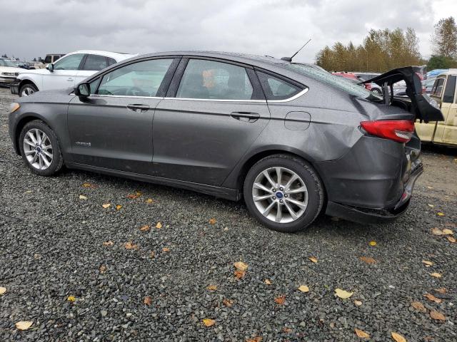 3FA6P0LU5HR123542 - 2017 FORD FUSION SE HYBRID GRAY photo 2