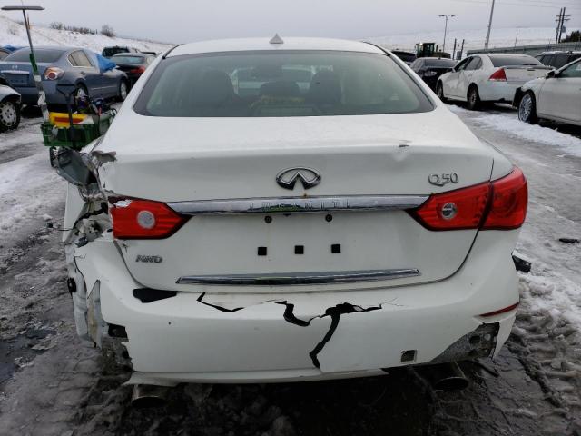 JN1EV7AR9HM835860 - 2017 INFINITI Q50 PREMIUM WHITE photo 6