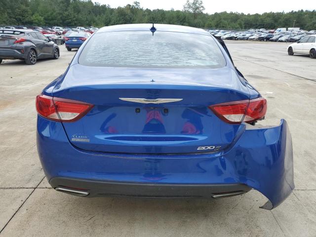 1C3CCCBG5FN654296 - 2015 CHRYSLER 200 S BLUE photo 6