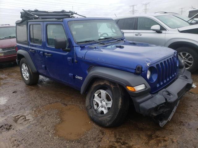 1C4HJXDGXLW283010 - 2020 JEEP WRANGLER U SPORT ლურჯი ფოტო 4